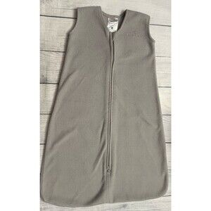 Grey Gray HALO SleepSack Baby Fleece Swaddle Blanket, Size Medium